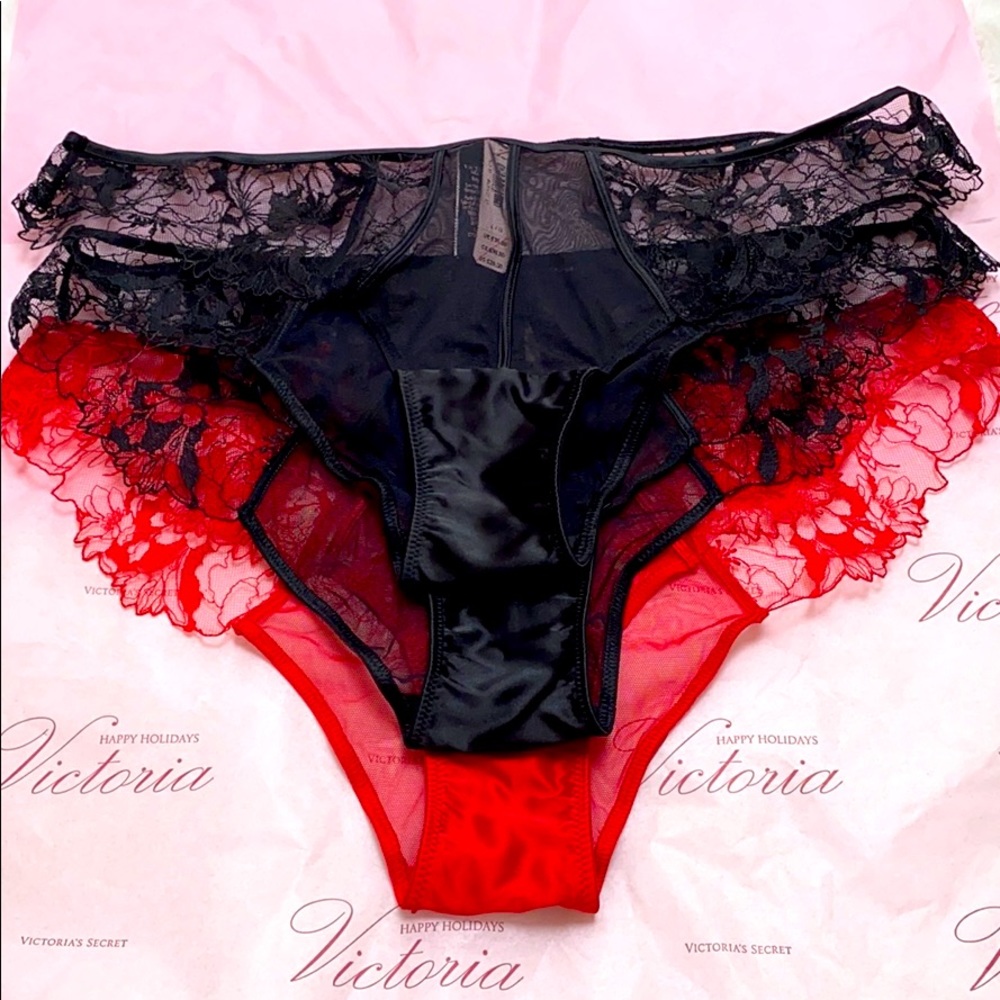 Victoria Secret VS LUXE Cheekini Panty 3 Pairs NWT